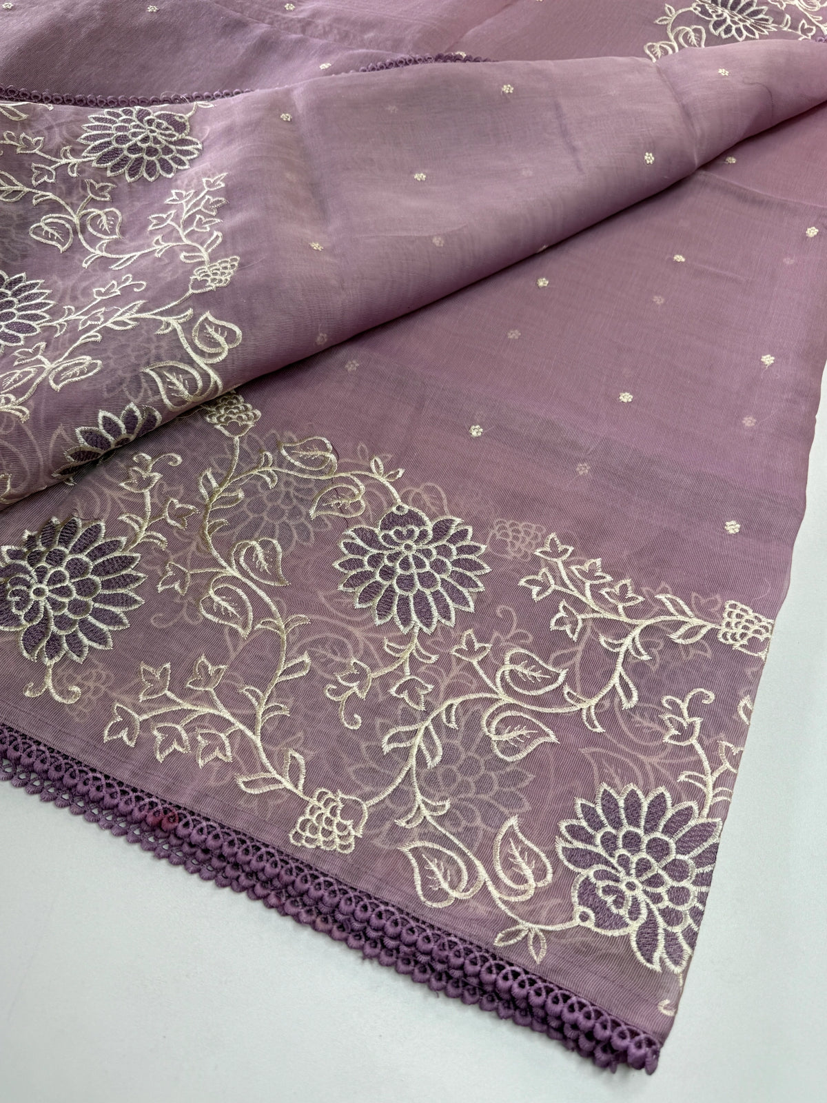 Tissue Chanderi Blended Saree/ 857E