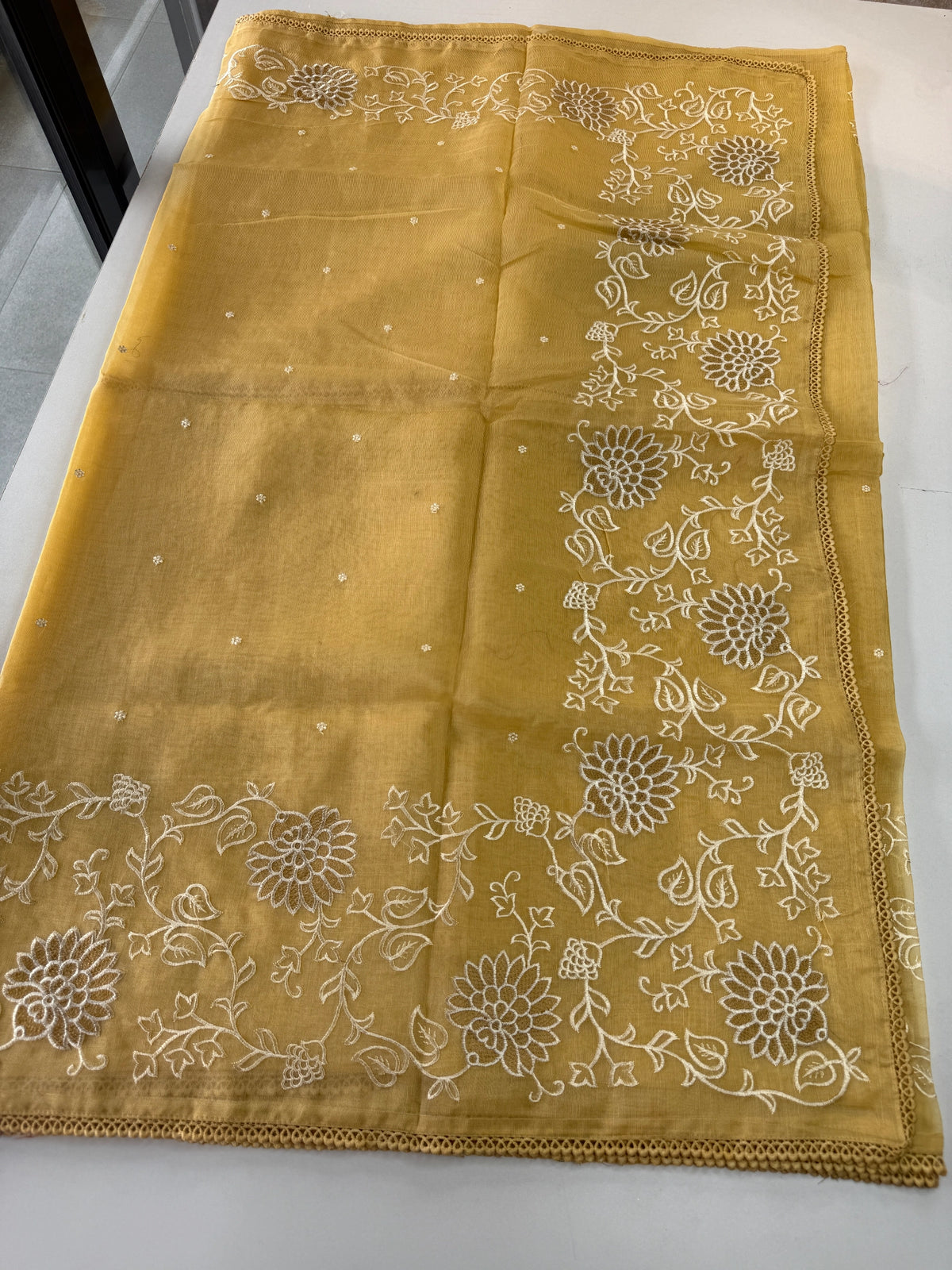 Tissue Chanderi Blended Saree/ 857E