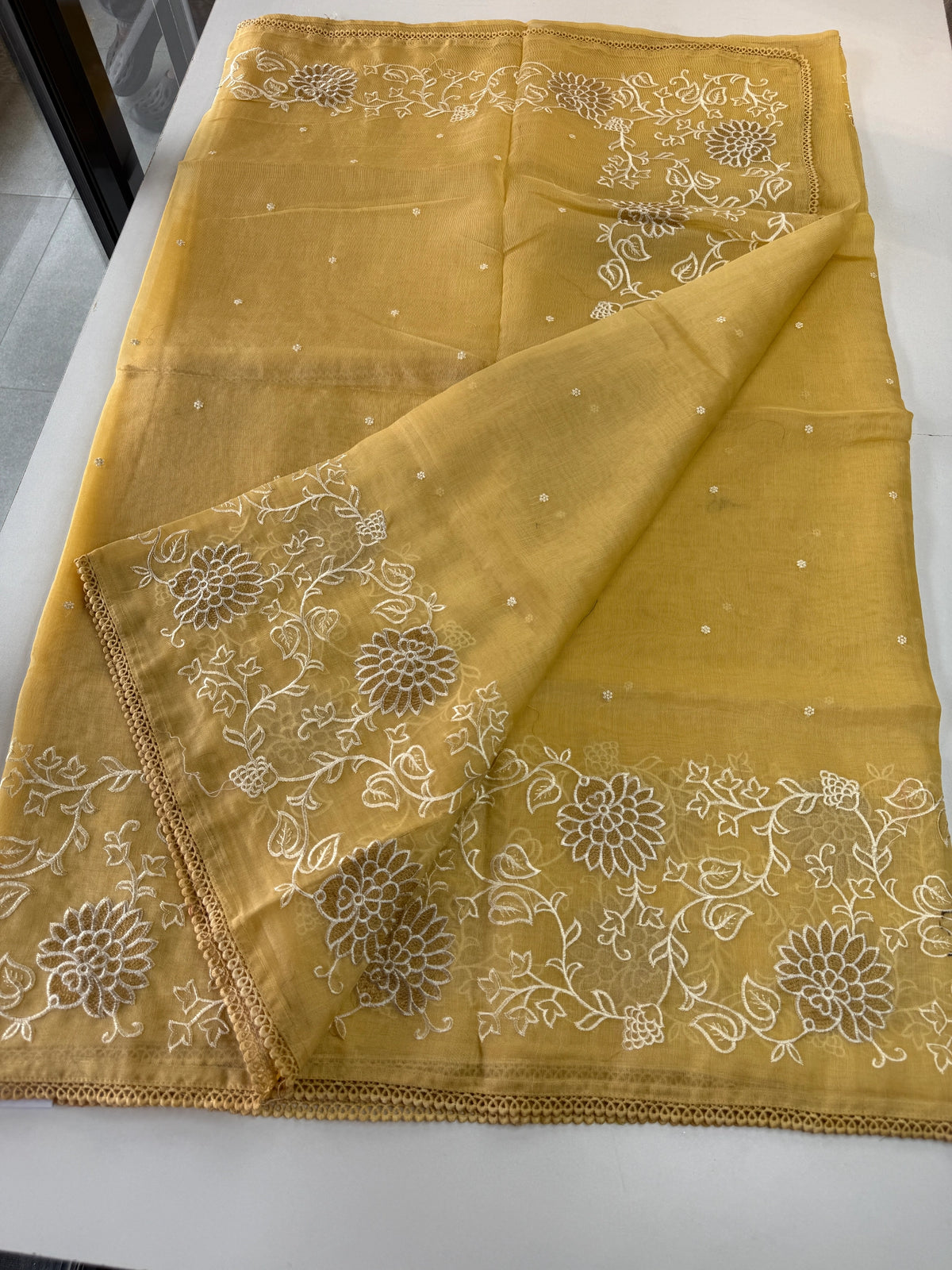 Tissue Chanderi Blended Saree/ 857E
