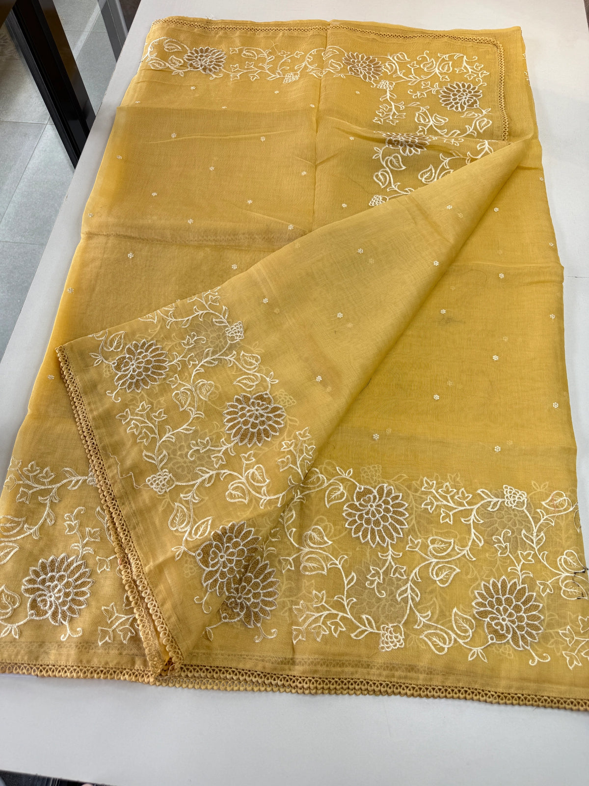 Tissue Chanderi Blended Saree/ 857E