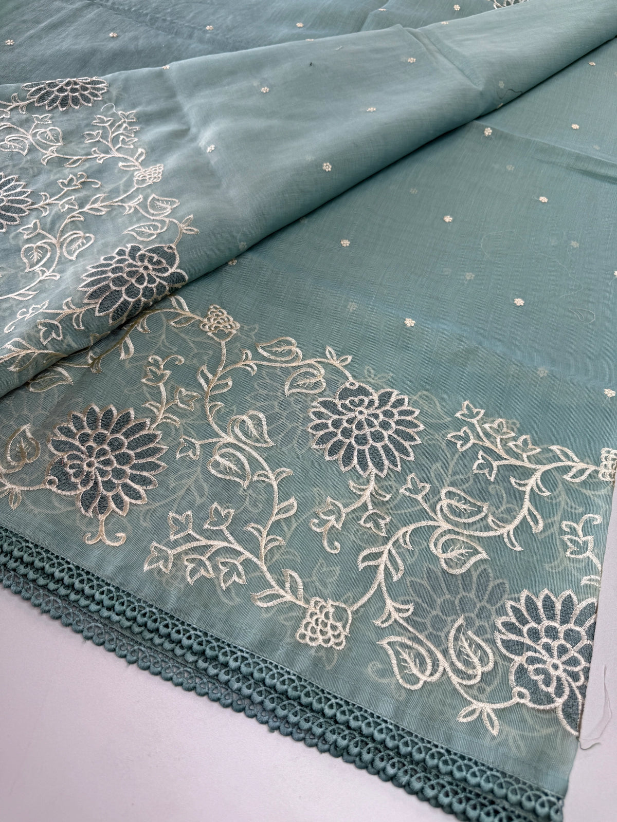 Tissue Chanderi Blended Saree/ 857E