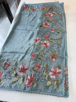 Crushed Organza saree/ 1036C