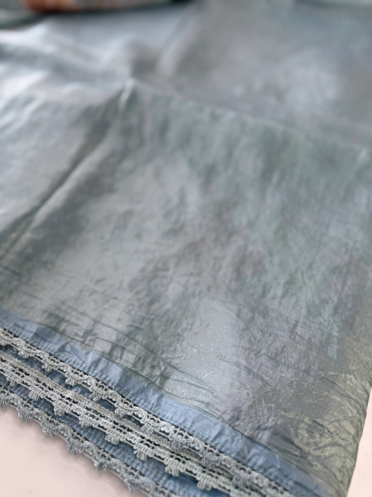 Crushed Organza saree/ 1036C