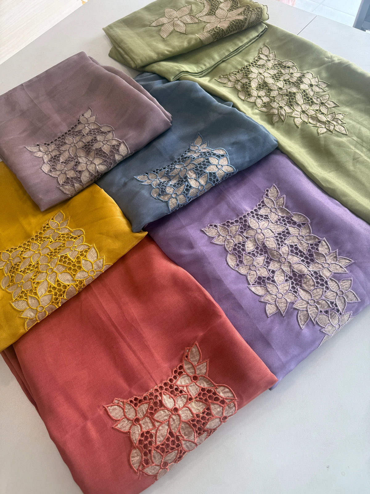 Tissue unstitched salwar set / NC55