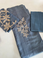 Tissue unstitched salwar set / NC55