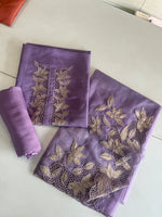 Tissue unstitched salwar set / NC56