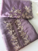 Tissue unstitched salwar set / NC56