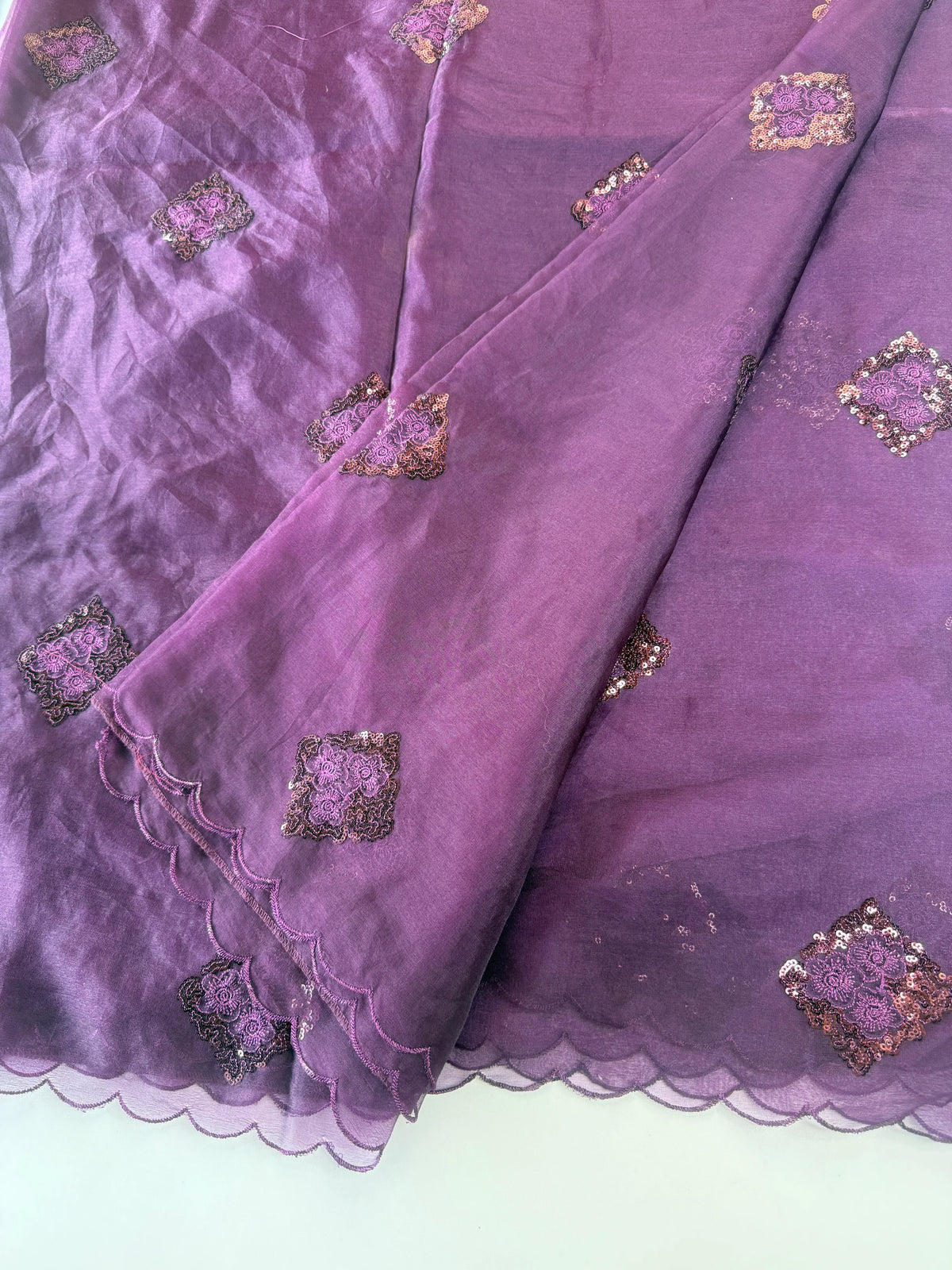 Soft organza saree/ Cw378