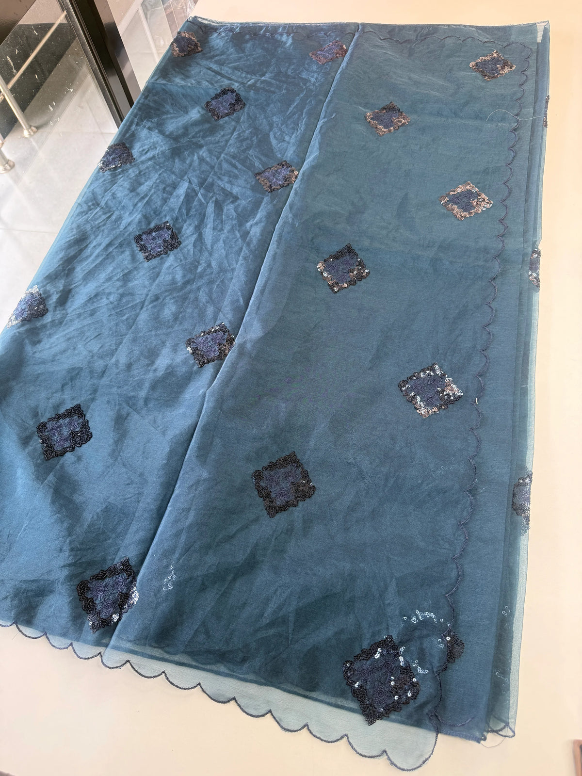 Soft organza saree/ Cw378
