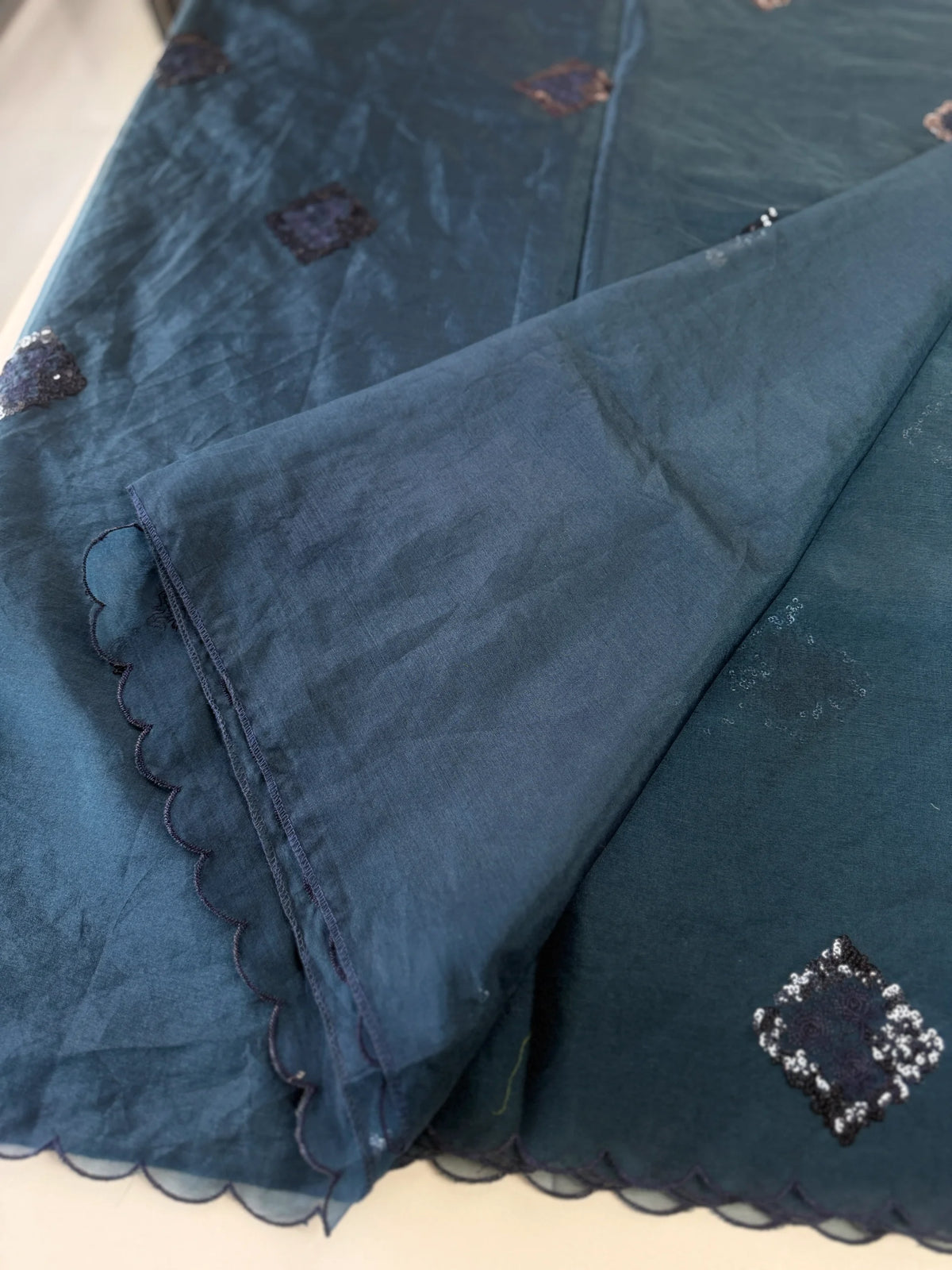 Soft organza saree/ Cw378