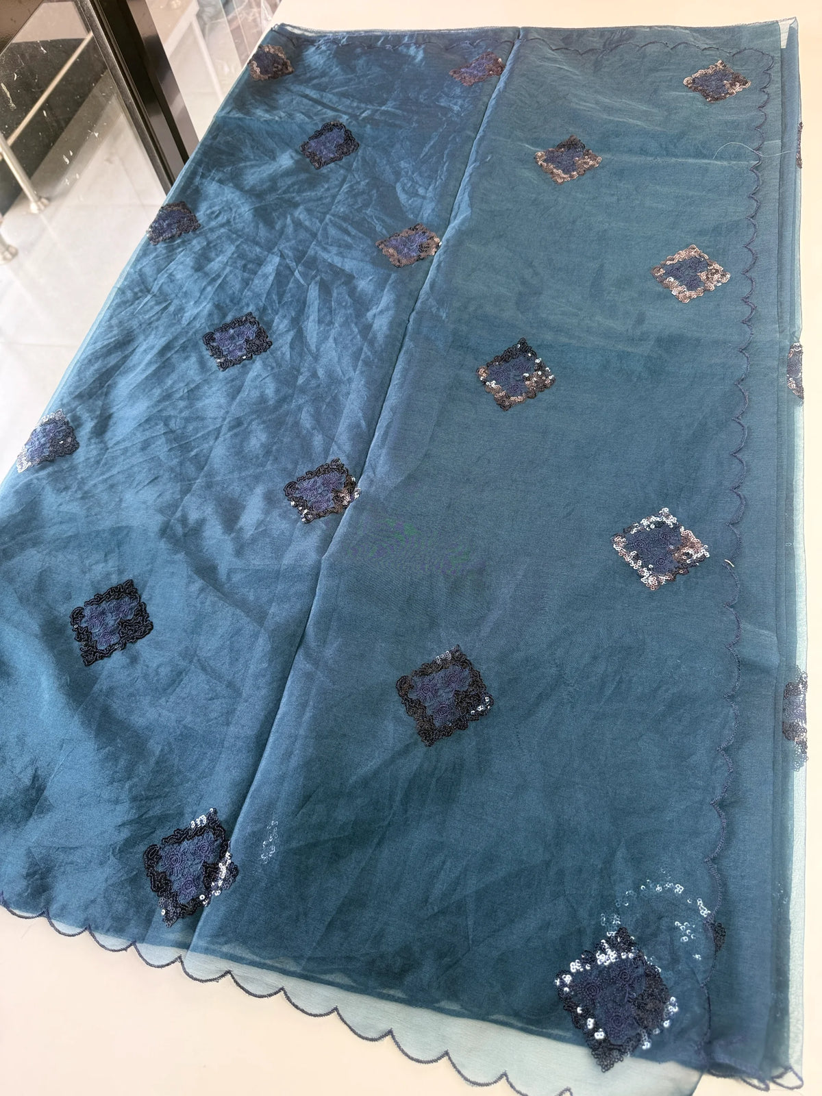 Soft organza saree/ Cw378