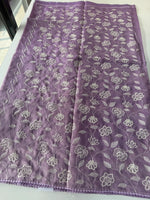 Chanderi Tissue saree/ D110