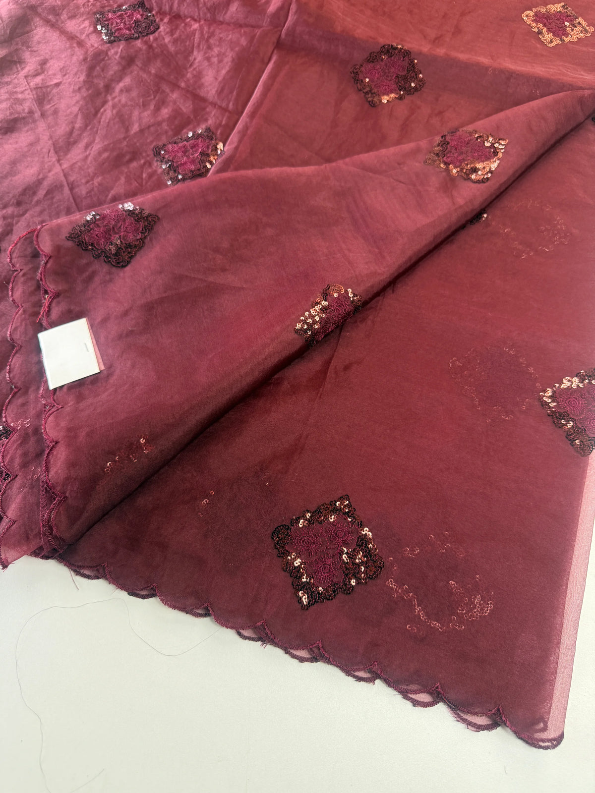 Soft organza saree/ Cw378