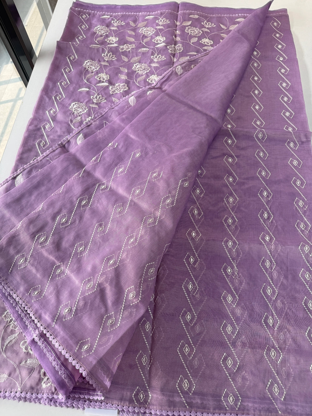 Chanderi Tissue saree/ D110