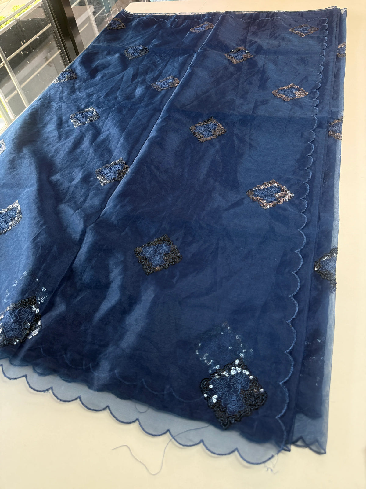 Soft organza saree/ Cw378