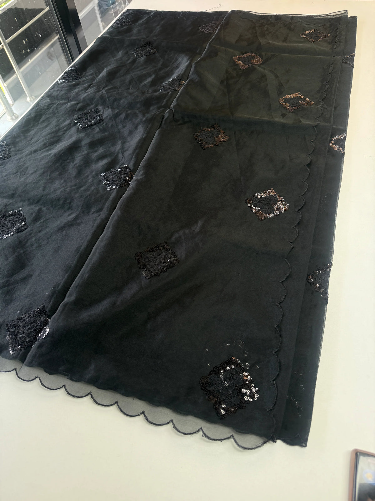 Soft organza saree/ Cw378