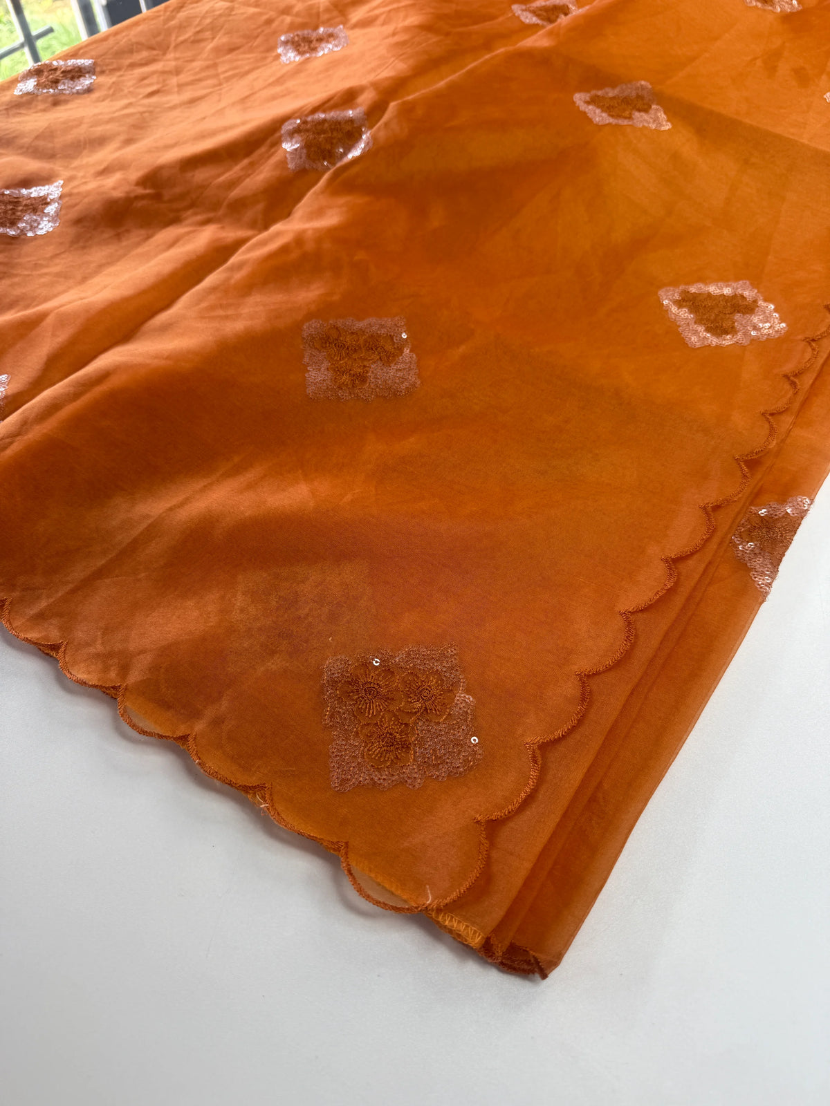 Soft organza saree/ Cw378