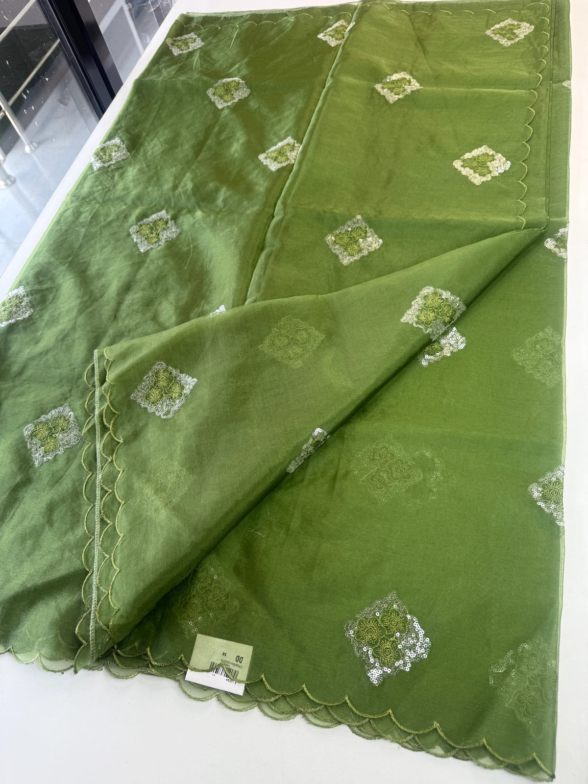 Soft organza saree/ Cw378