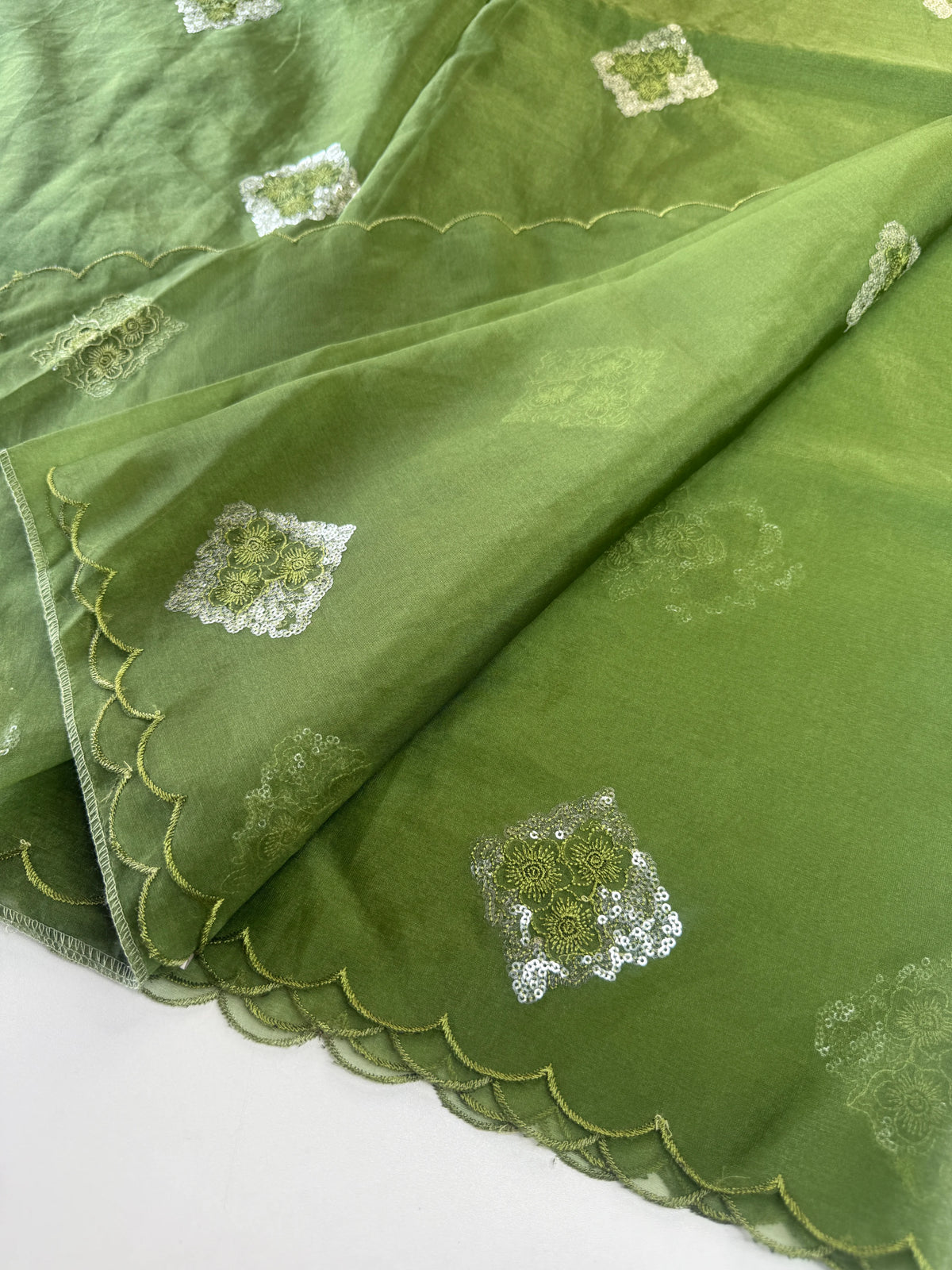 Soft organza saree/ Cw378