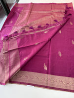 Semi silk Banarasi weaved saree/JFS55