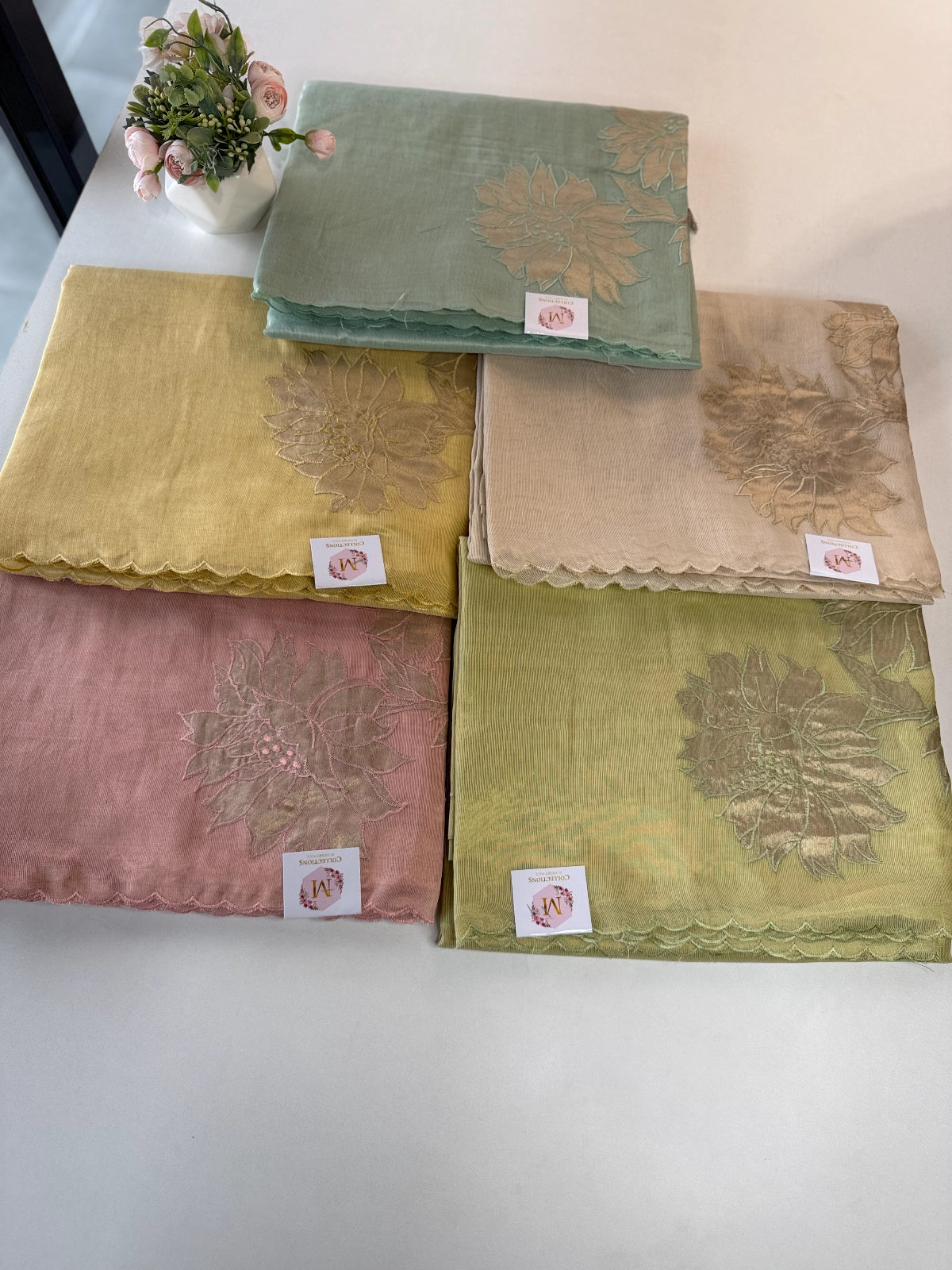 Chanderi Tissue Saree/ AWS17