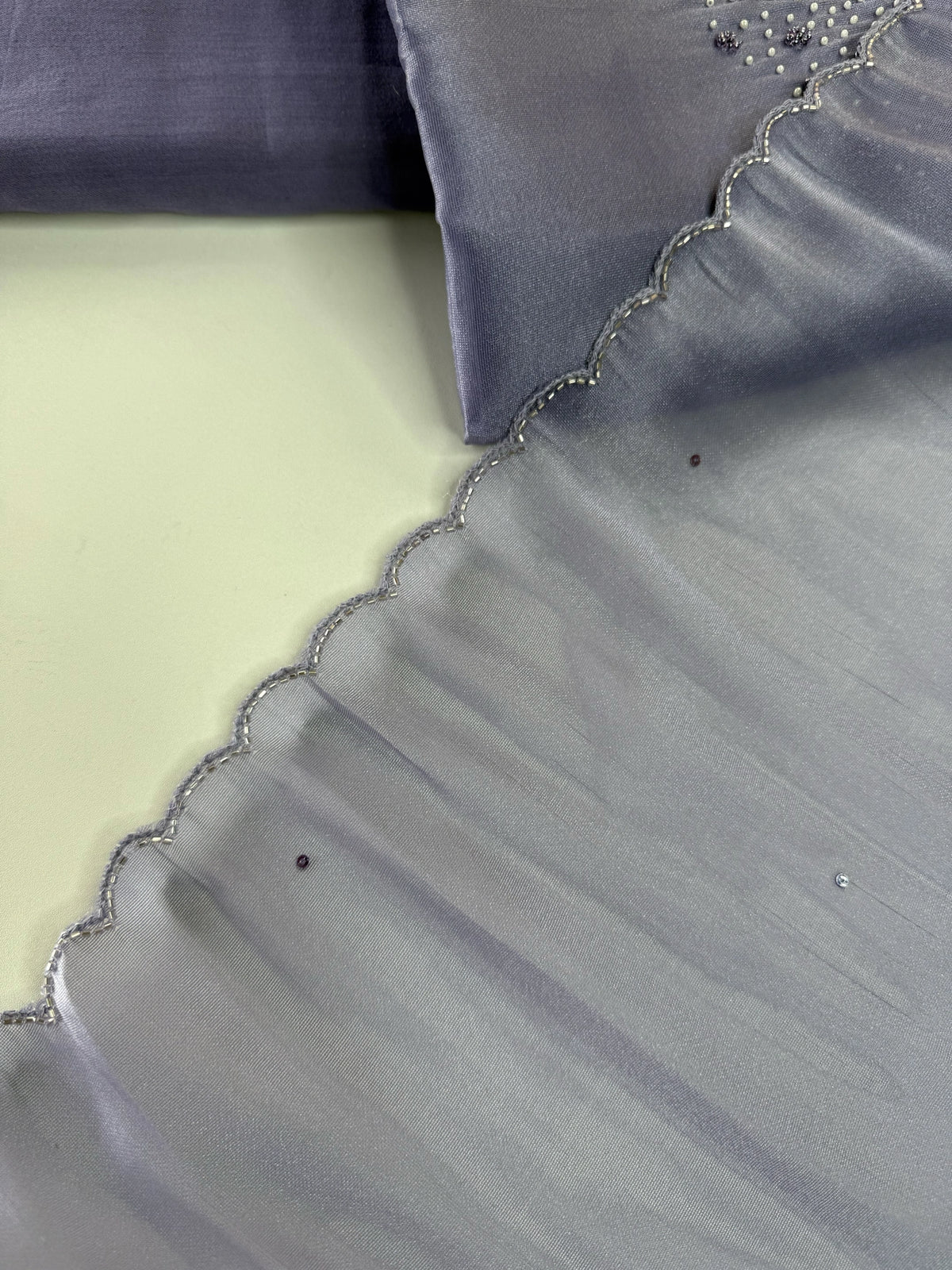 Unstitched Tissue Organza Salwar Set / S1252