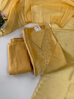 Unstitched Tissue Organza Salwar Set / S1252