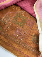 Semi silk saree/ 605G