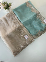 Glass organza Saree/ MC811