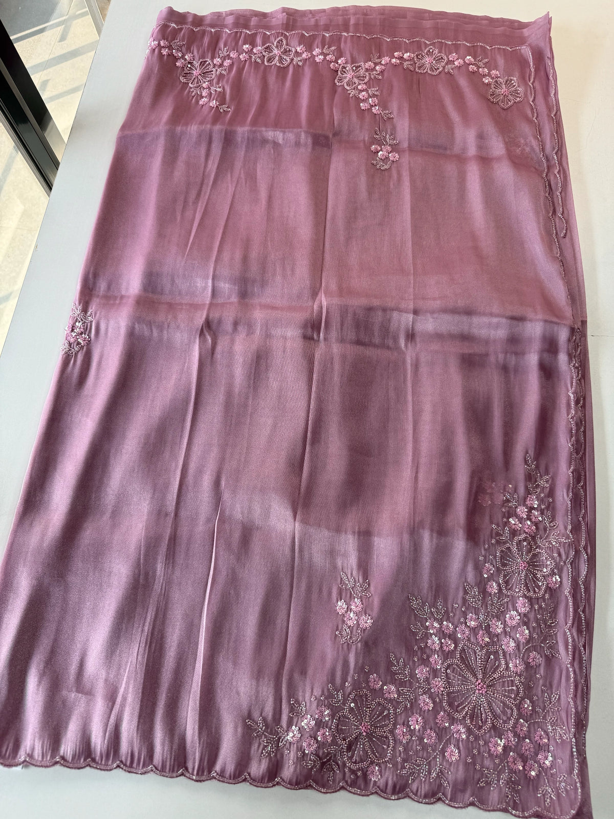 Tissue Organza Saree/ W319