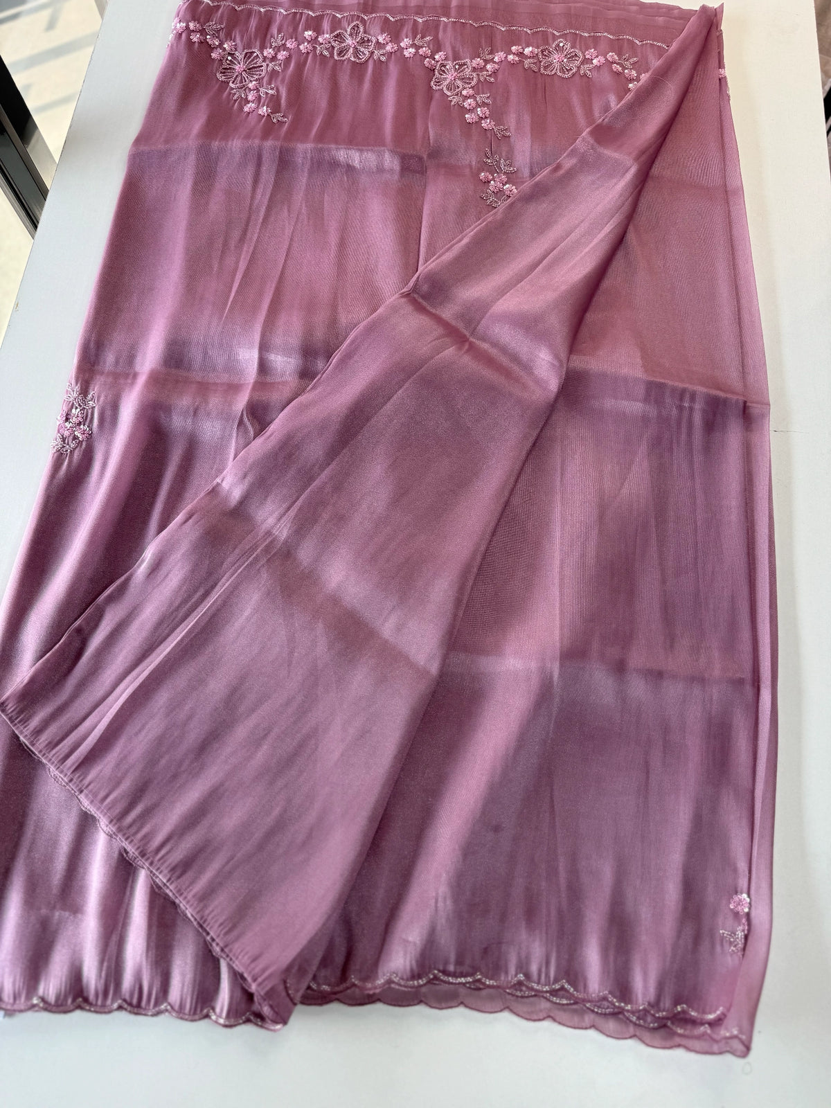 Tissue Organza Saree/ W319