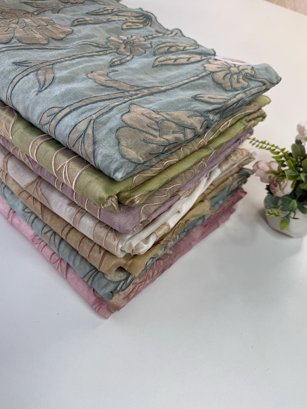 Tissue Georgette Saree/ WS58