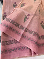 Tissue Linen Saree/ S15051