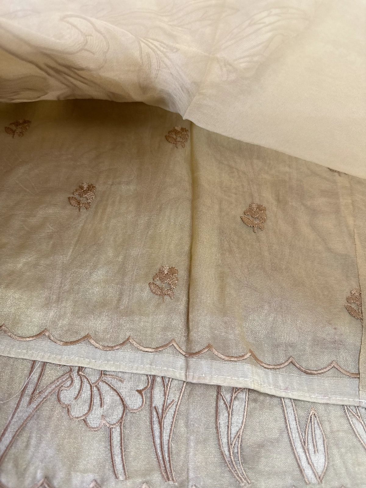 Tissue Georgette Saree/ WS58