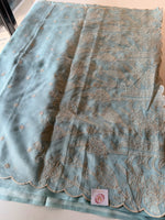 Chanderi Tissue Blend saree/ RF54