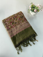 Soft semi Tussar finish saree/ 539F