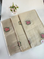 Tissue Chanderi blend saree / CW562