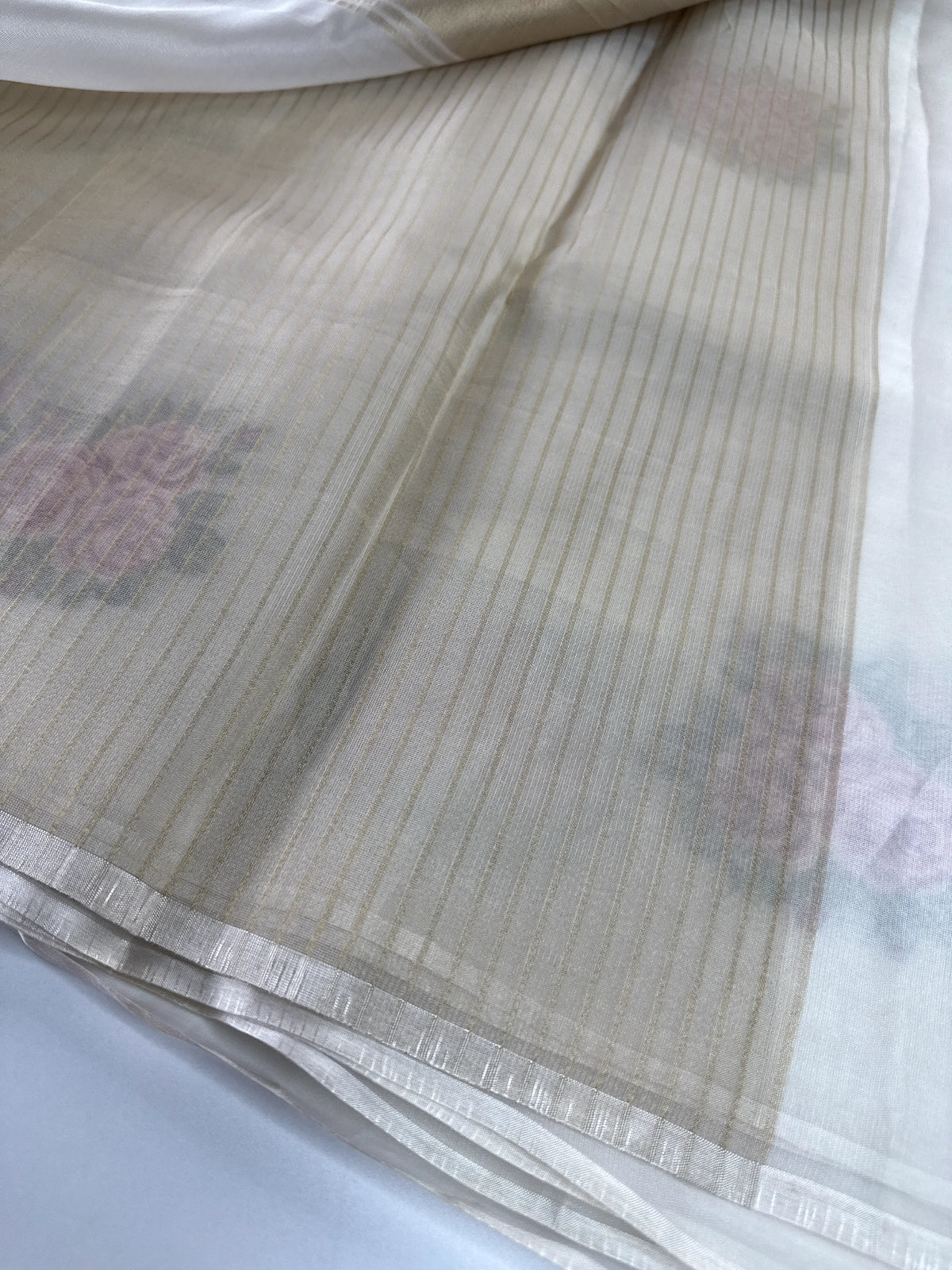 Tissue Chanderi blend saree / CW562