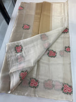 Tissue Chanderi blend saree / CW562
