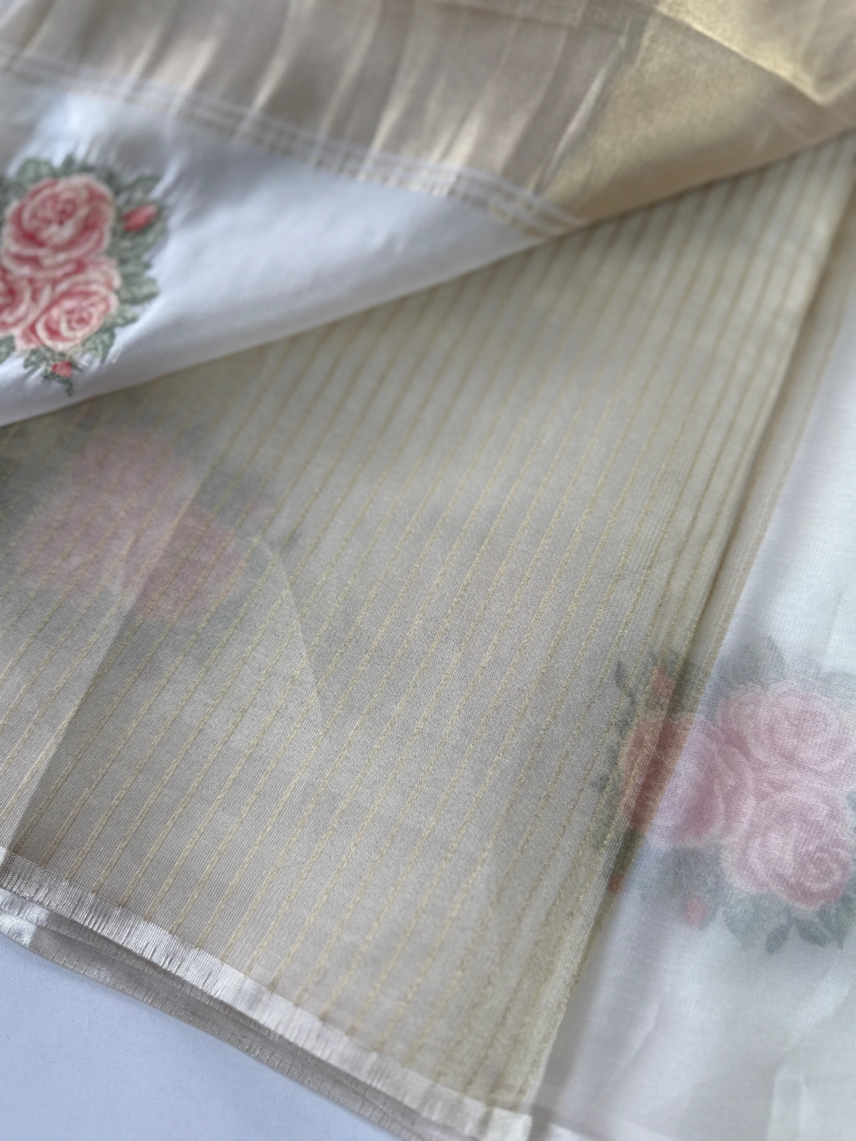 Tissue Chanderi blend saree / CW562
