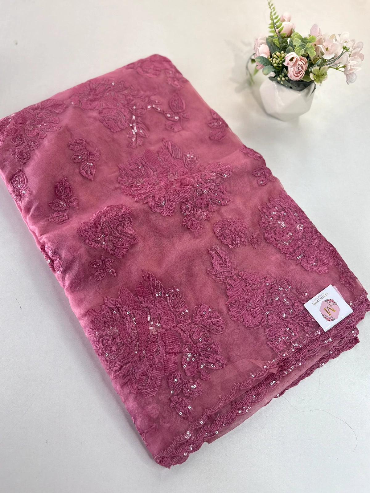 Fancy soft organza Saree/ MC65