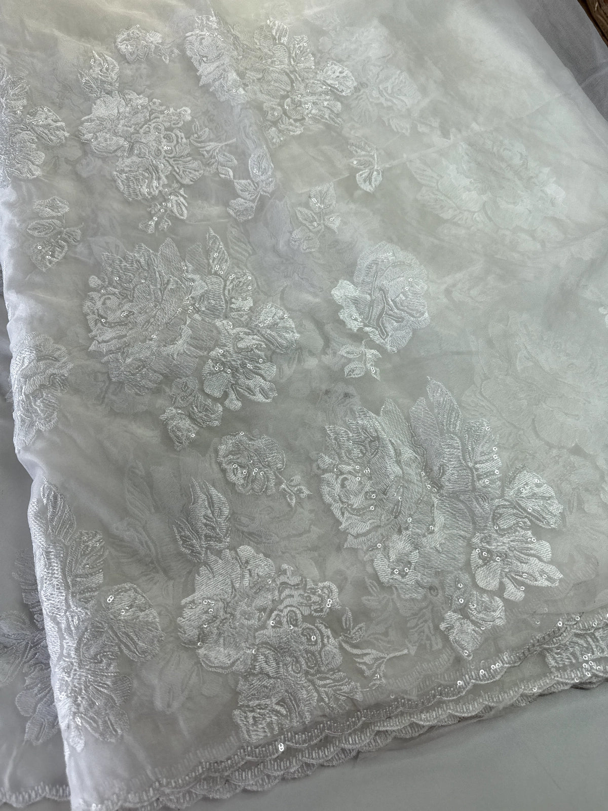 Fancy soft organza Saree/ MC65