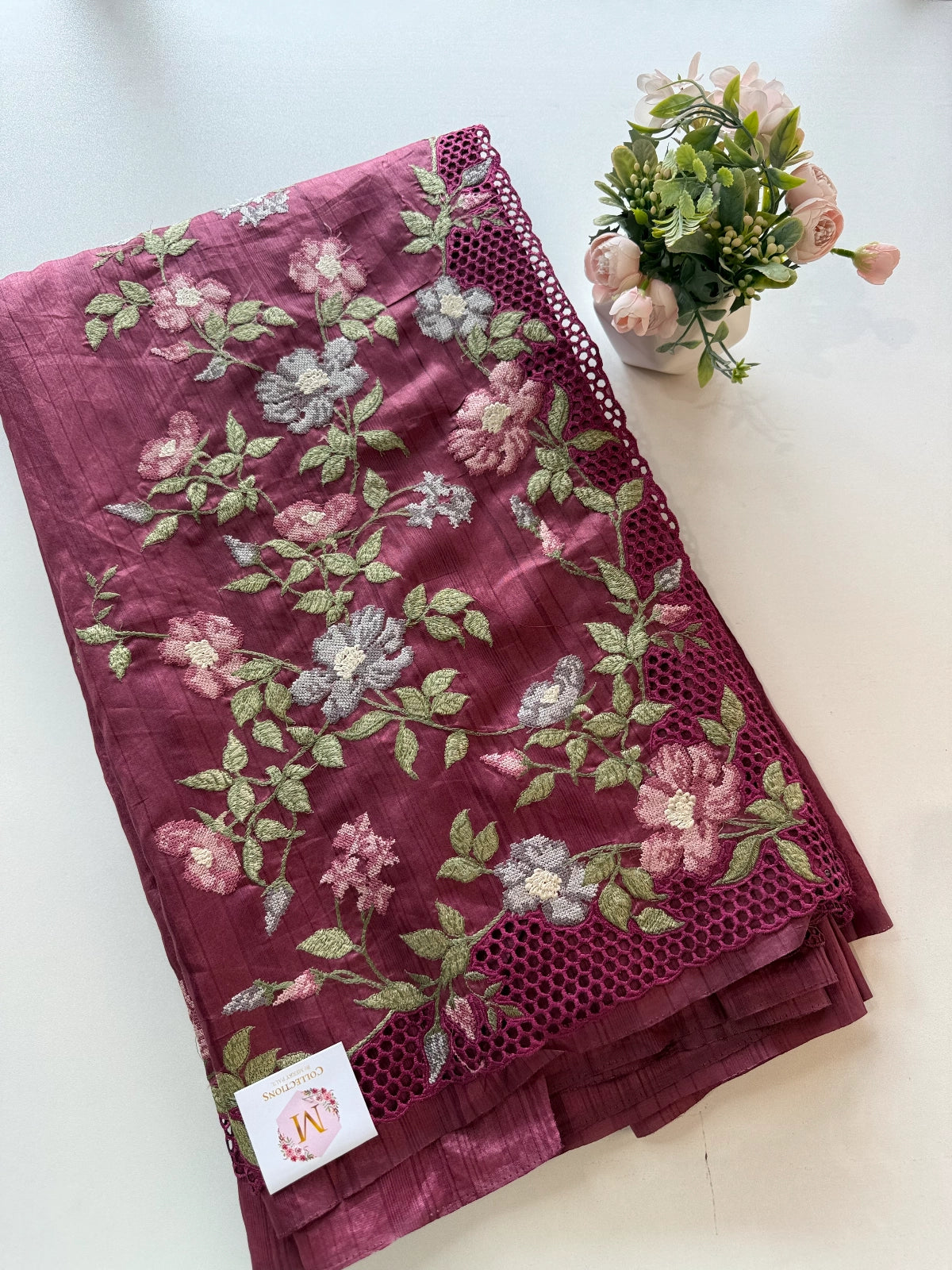 Semi Silk Saree / BL635