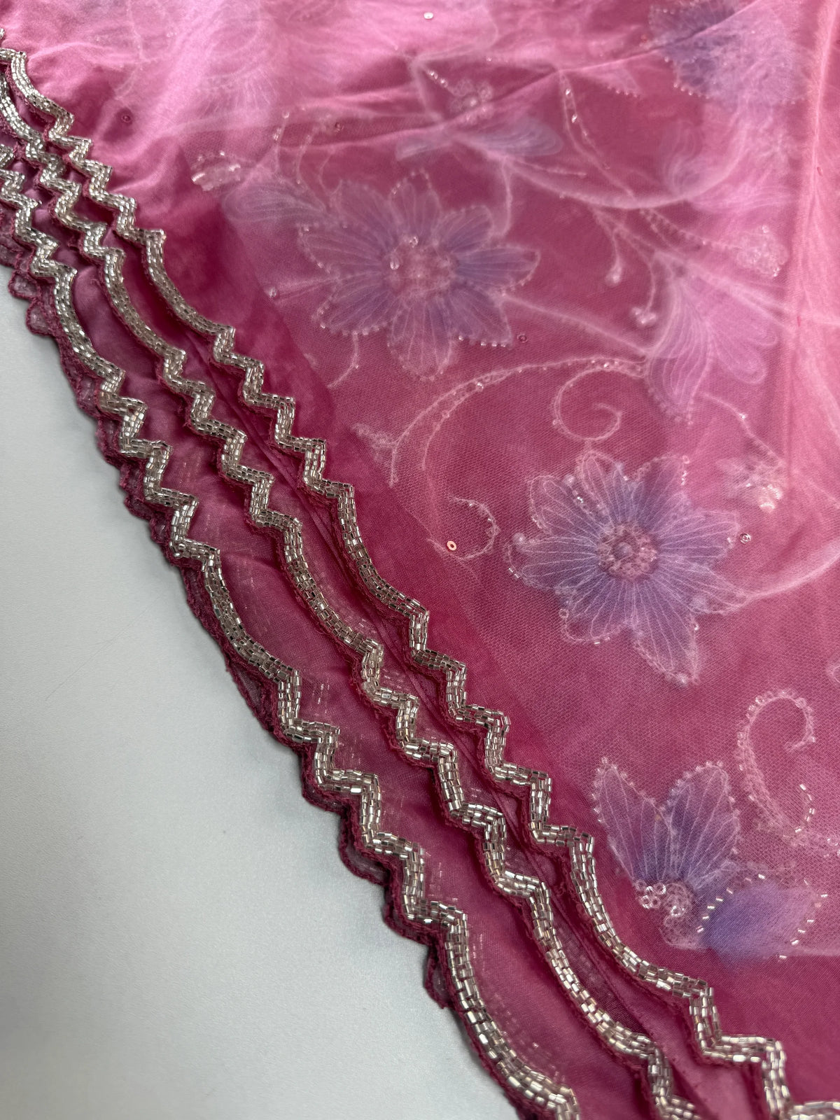 Soft organza saree/LK88