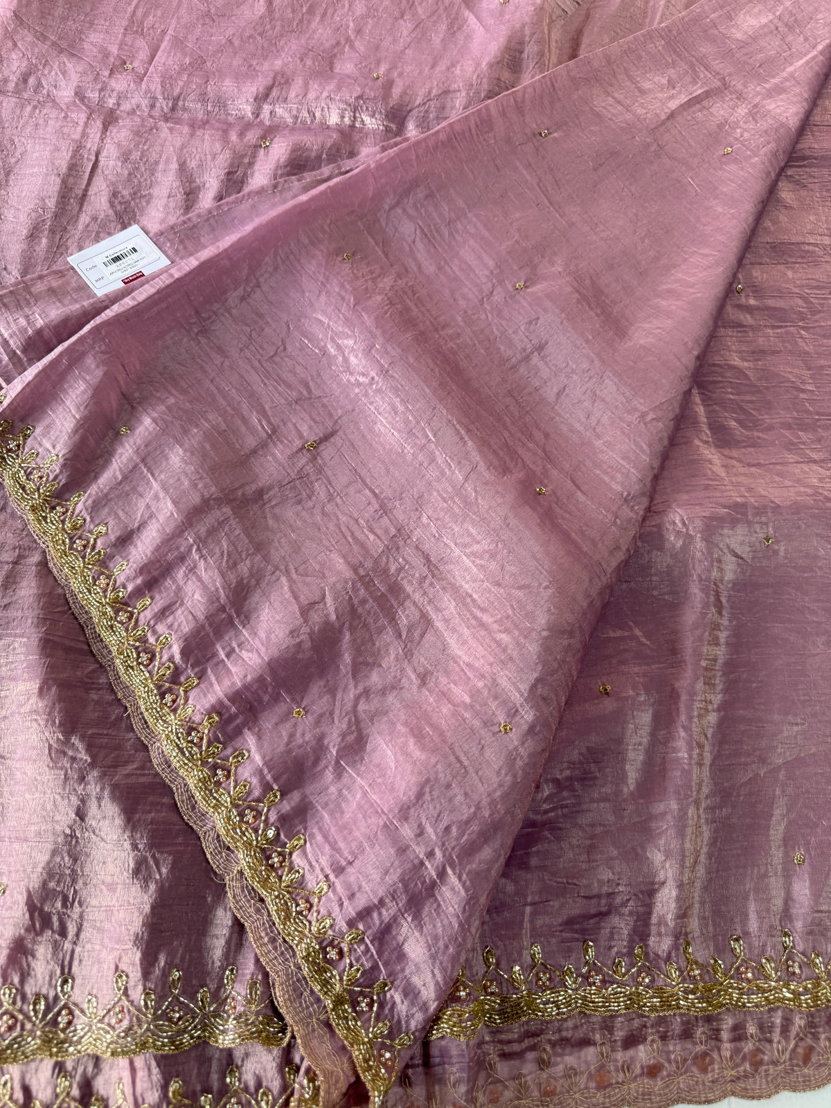 Crushed Organza Saree/ AP871