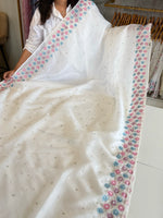 Crushed crapeSaree/ HW161