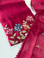 Chanderi blended unstitched salwar set / NC129