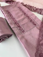 Chanderi Silk unstitched salwar set / NC120