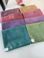 Soft organza saree/ CW375