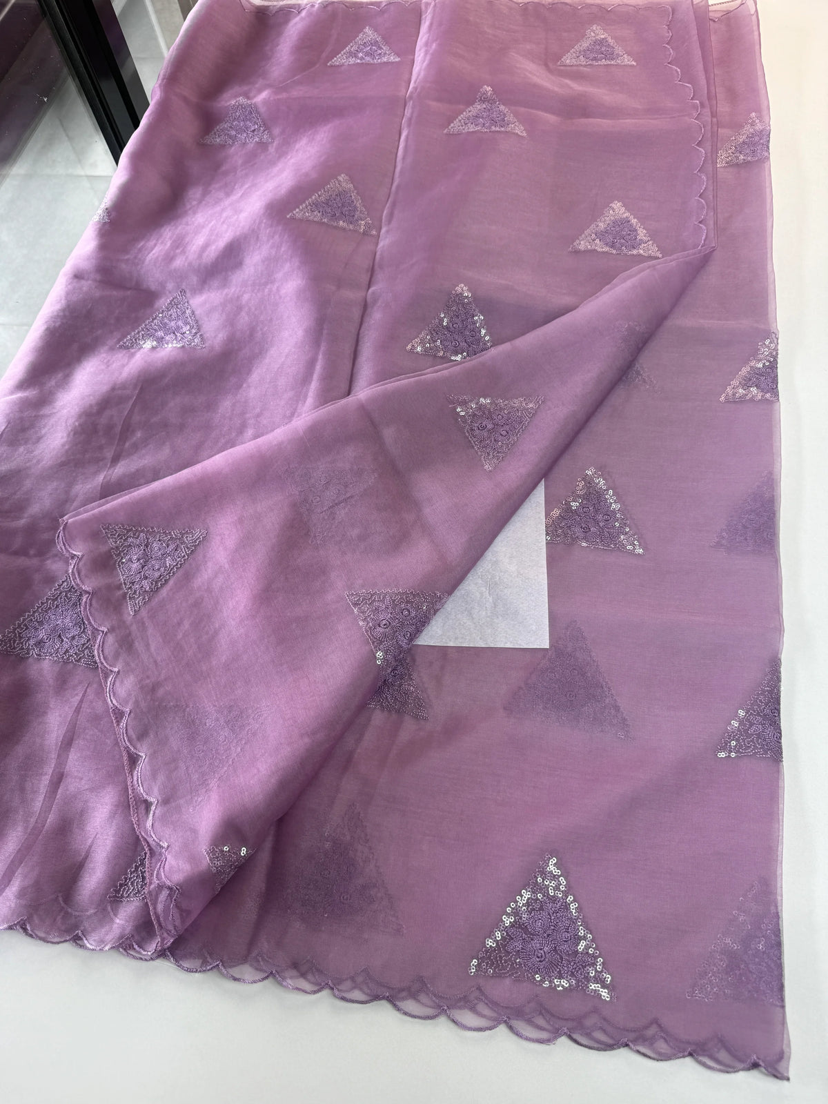 Soft organza saree/ CW375